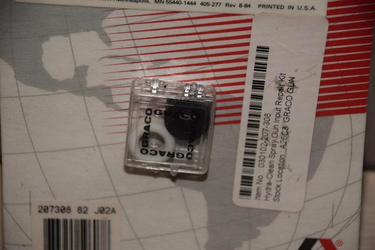 (LOT 4) GRACO 207-308 REPAIR KIT FOR 206-263 SWIVEL/206-511/208-008 VALVE NEW