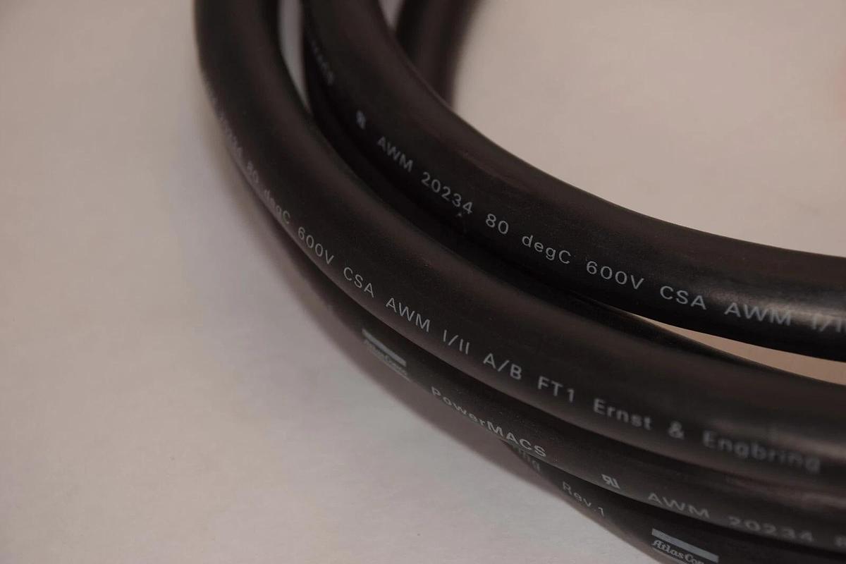 (NEW) ATLAS COPCO 4231506205 , A8850011E Powermacs Nutrunner Control Cable