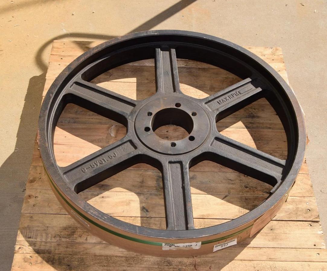 MARTIN Sheave 65V3150J 6-5V31-5J 5V V-Belt 6 Groove 31.5" dia QD-J USA (NEW)