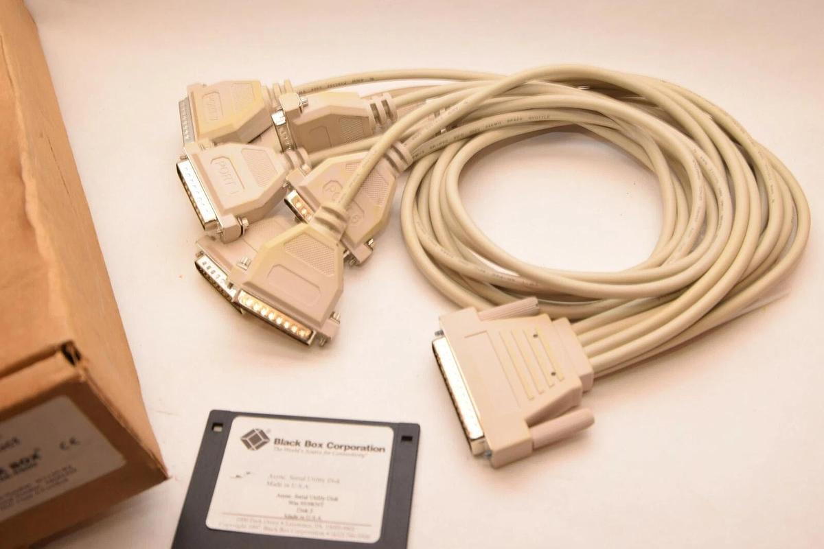 (NEW) BLACK BOX CORP IC112C-R2 IC112CR2 8-Port Interface Block Module