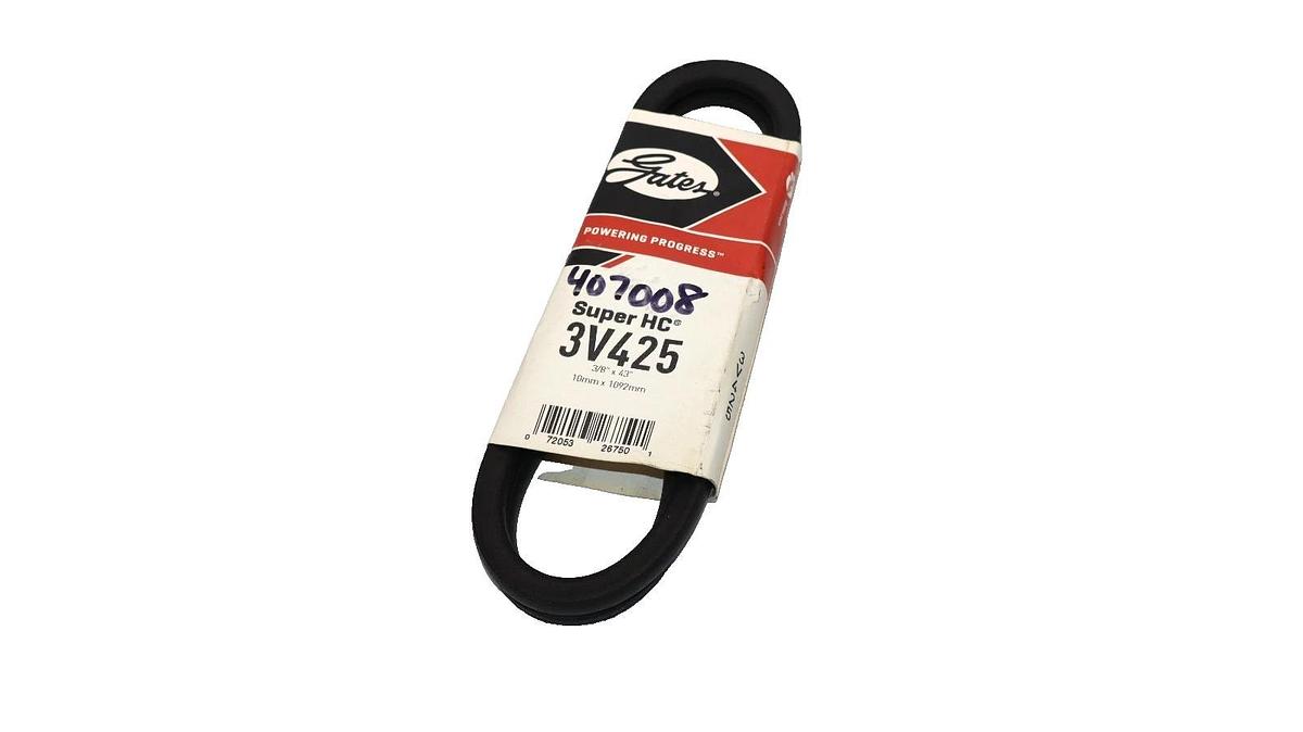 (NEW) GATES 3V425 , 3/8" x 43" Super HC V-Belt