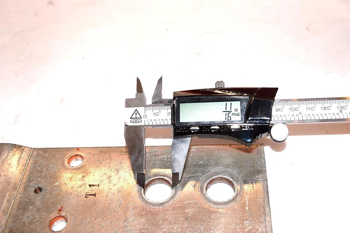 Used Buss Bar 10-1/4" x 2-7/8" x 1/4" Copper