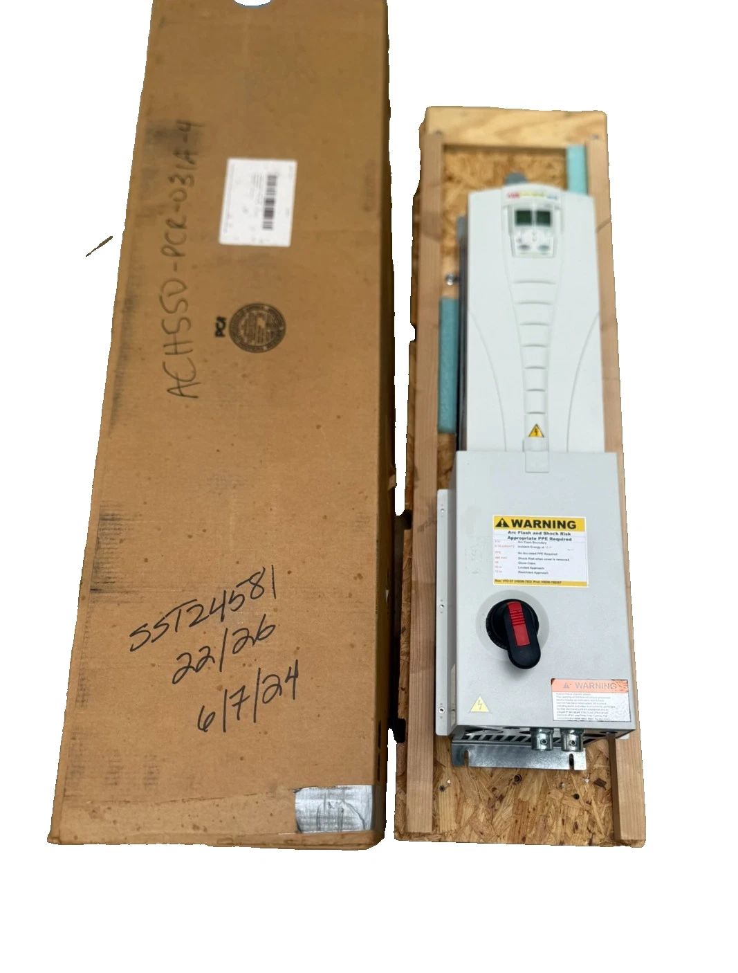 ABB Drive ACH580-PCR-044A-4+B056 3ph 480v ACH580PCR044A (NEW take out)