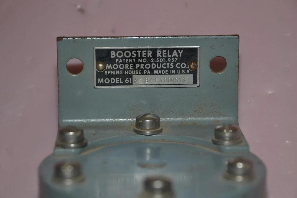 MOORE PRODUCTS 7200S13 61F BOOSTER RELAY NEW