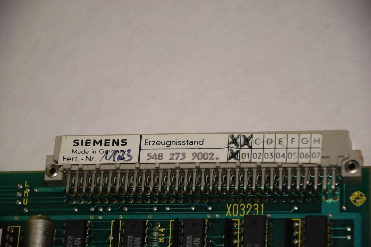 Used Siemens Circuit Board Card 6FX1127-3AB00 6FX1127 3AB00 6FX11273AB00 Used