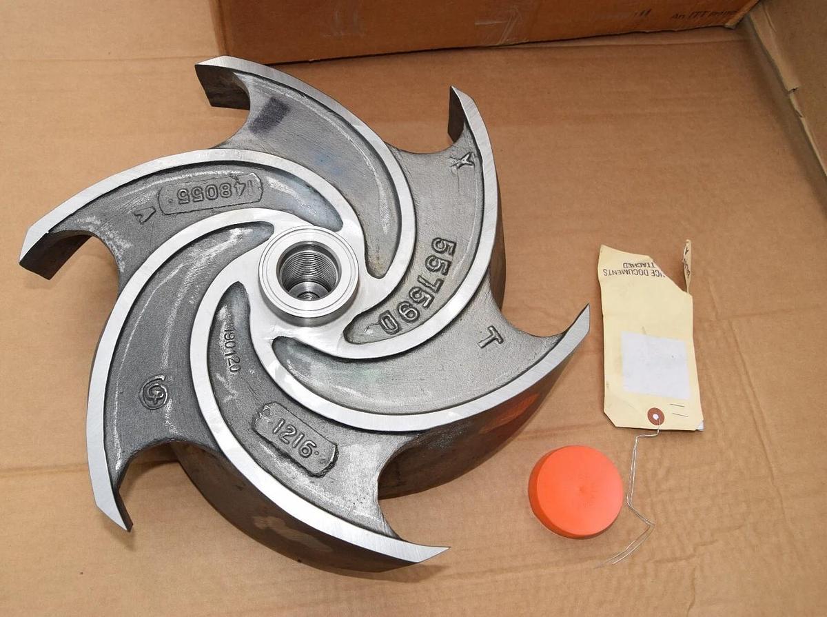 Goulds Pumps 15" Impeller 0256-122 1216X 0256-122-1216X 3196 XLT 8x10-15G (NEW)