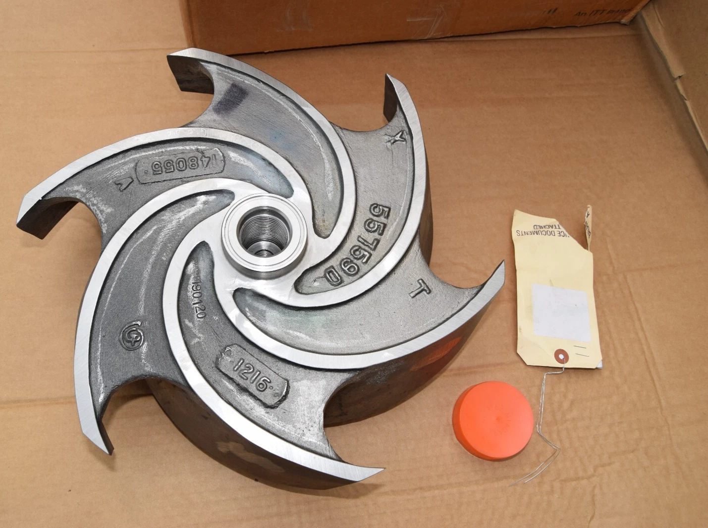 Goulds Pumps 15" Impeller 0256-122 1216X 0256-122-1216X 3196 XLT 8x10-15G (NEW)