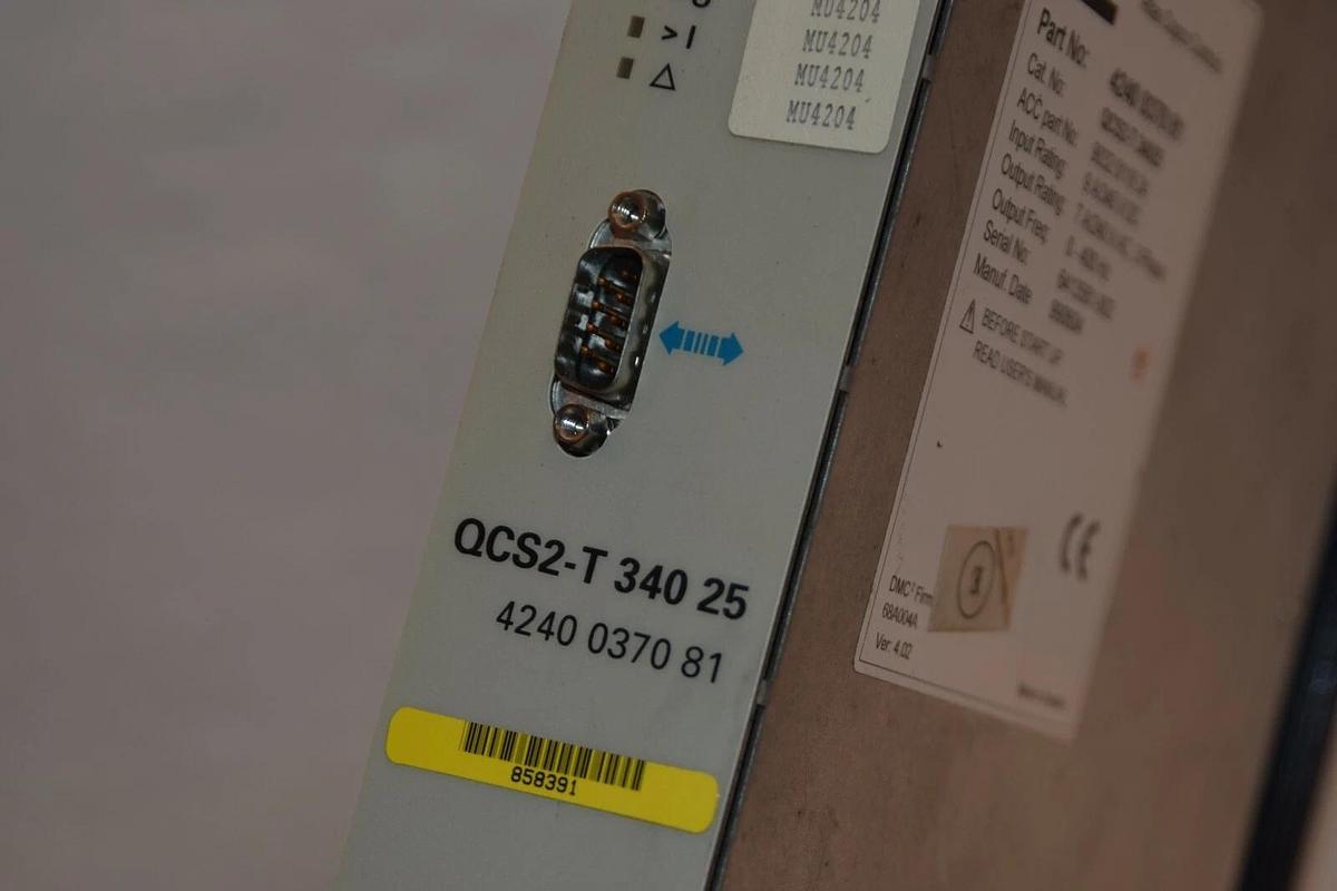 Used ATLAS COPCO SERVO CONTROL 4240 0370 81 4240037081 QCS2-T 34025