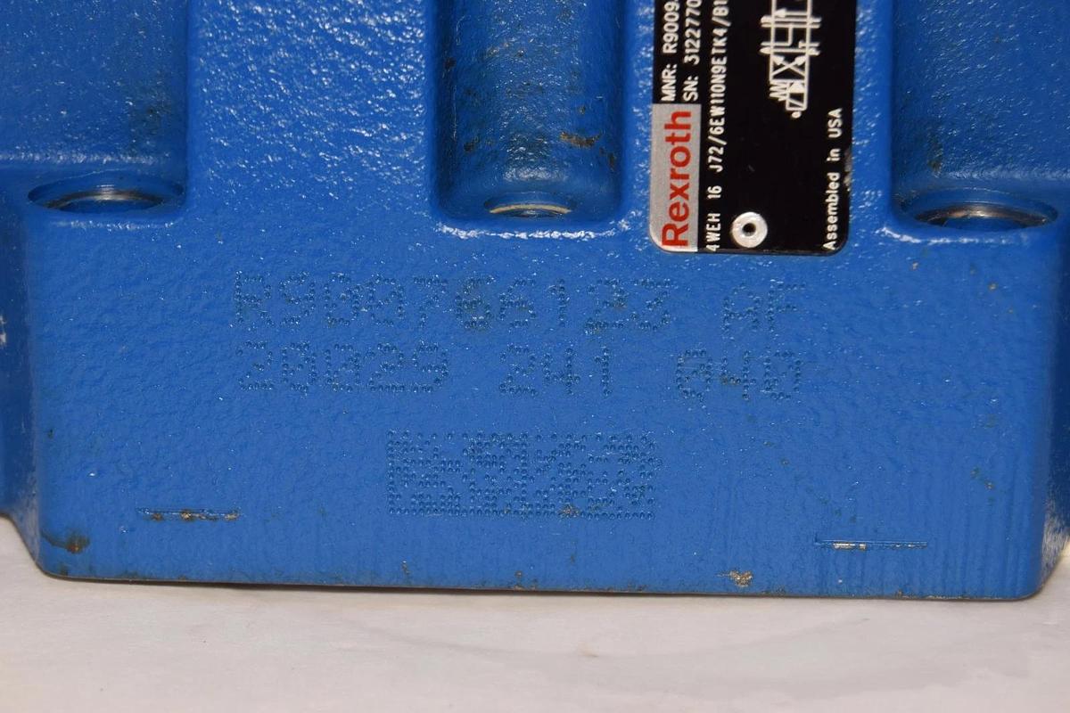 Rexroth Valve 4WEH16J72/6EW110N9ETK4/B10 R900939187 4WE6J62/EW110N9K4/B10 NEW