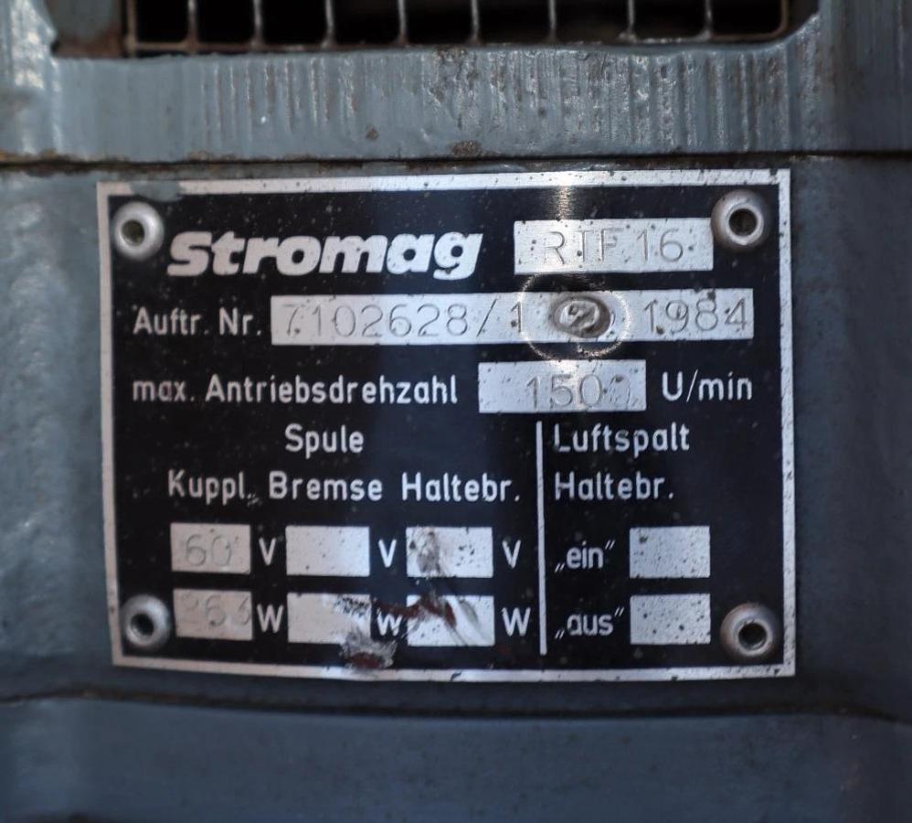 Stromag Gear Box Gearbox Worm Speed Reducer RTF16 7102628/1 1984 *Refurb*