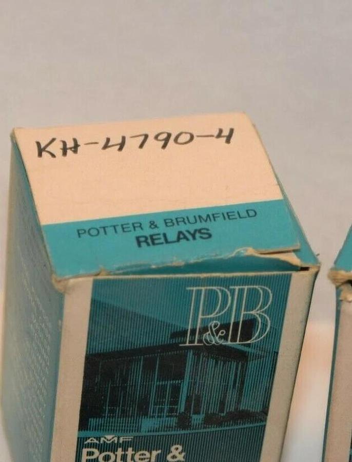(NEW - Lot of 2) POTTER & BRUMFIELD KH4790-4 120Vac Relay