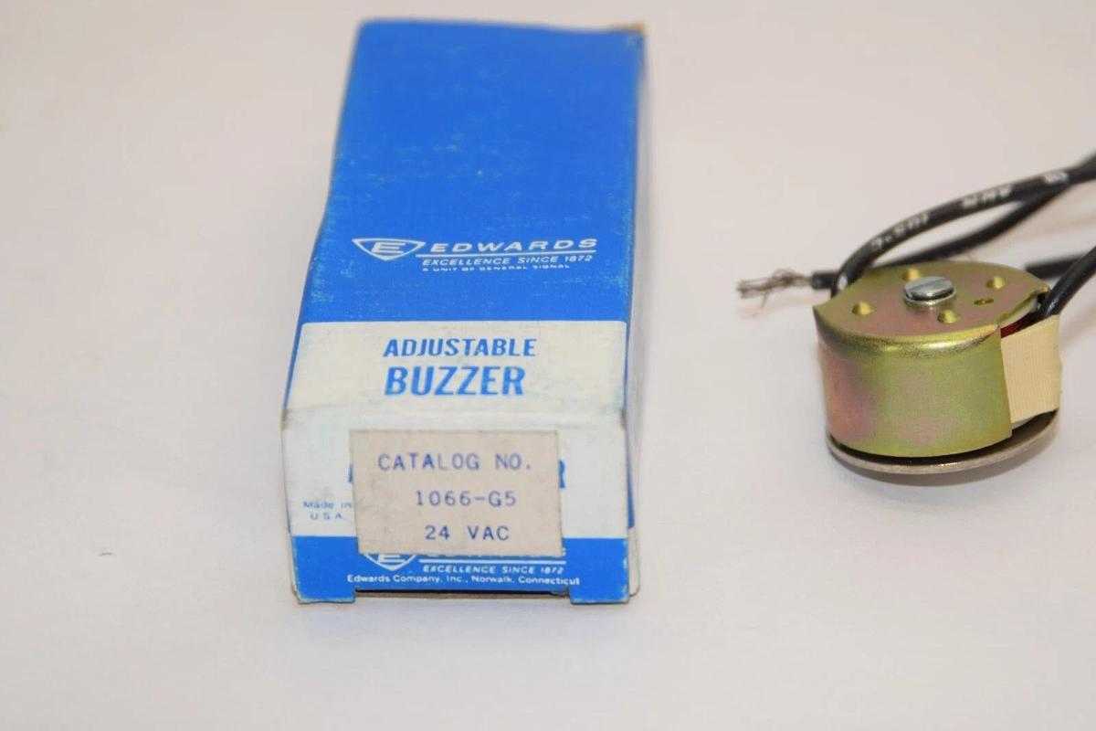 (NEW) EDWARDS 1066-G5 1066G5 24Vac Adjustable Buzzer