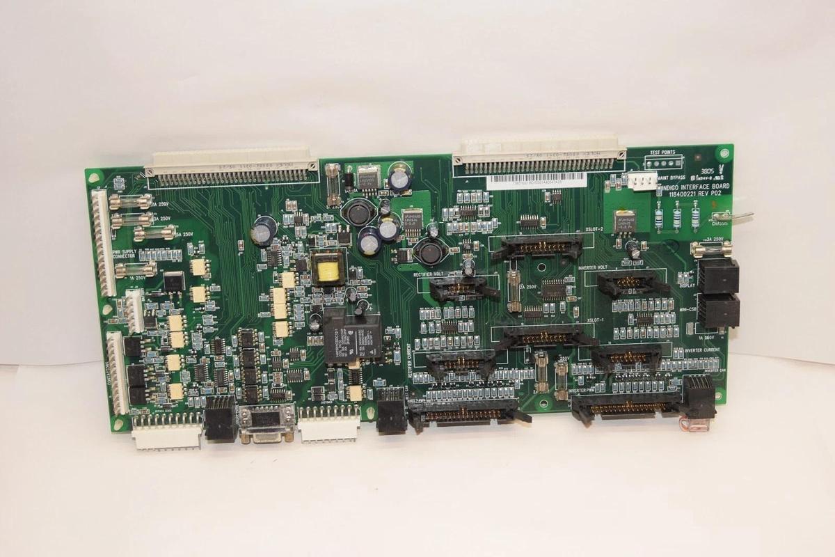 Used INDIGO 118400221 Rev P02 Interface Board PCB Assembly