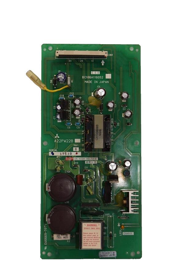 Used MITSUBISHI A22PW22B Ver B , BC186A116G52 Circuit Board Card