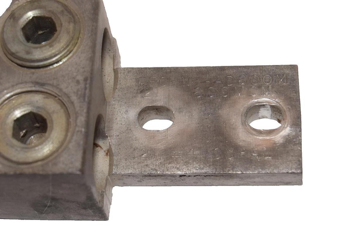 Used CFC-NY-AD600M 600MCM #4 CU-AL Double Mechanical Lugs (Lot of 2)