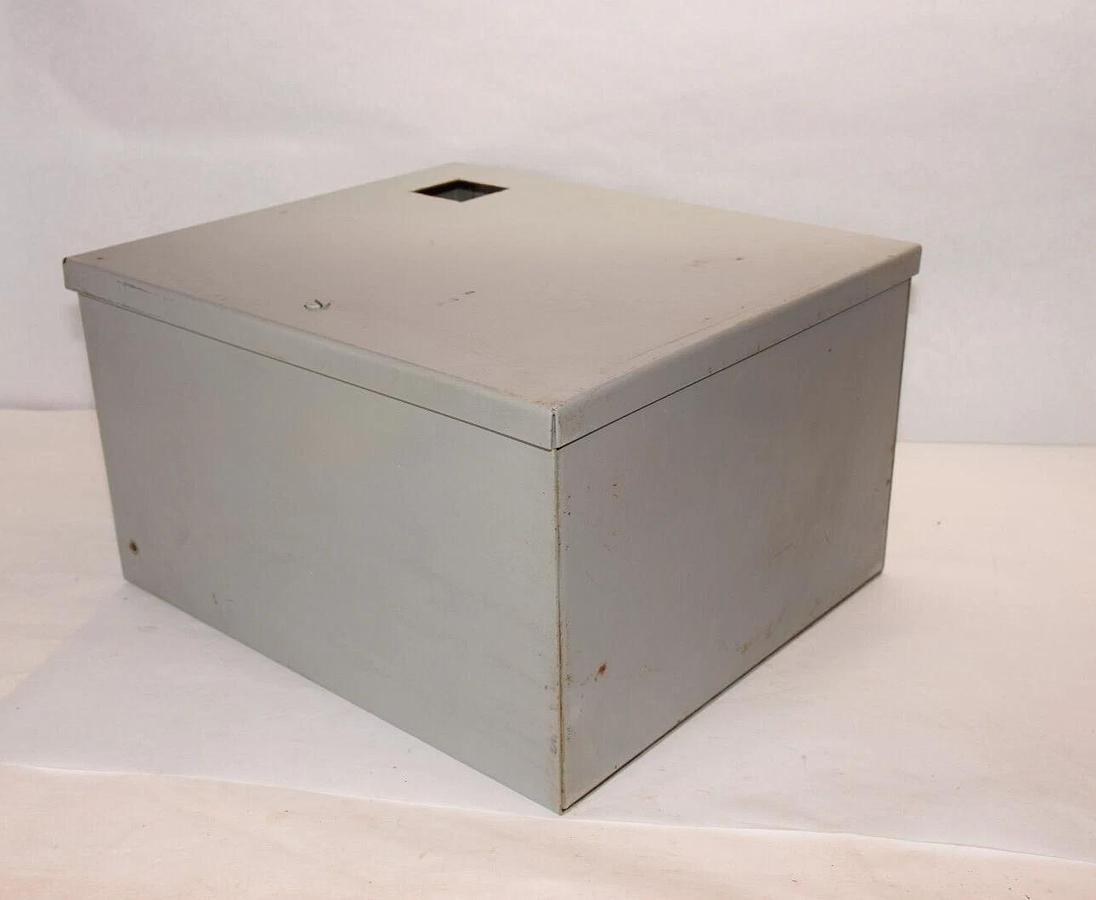 Used WIEGMANN 38248 , 14." x 12" x 8"  Electric Box  Enclosure, with backplate
