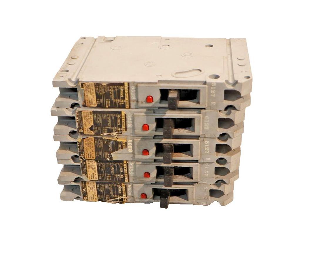 Used Siemens 20A 20 Amp Circuit Breaker I-T-E HE41B020 (Lot of 5)