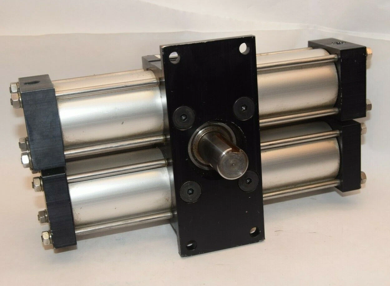 Used ROTOMATION A42-100-TC-S10KK-3C2-1/4-1,3-N 1" Shaft Rotary Actuator