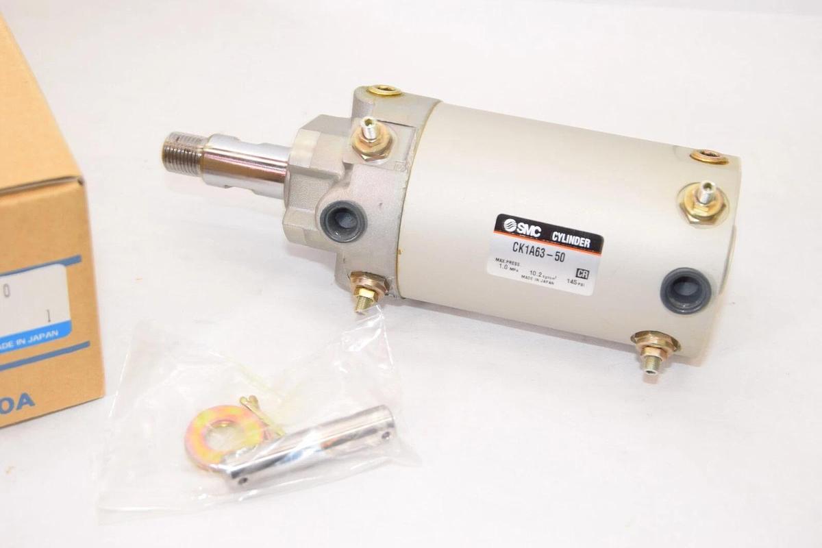 (NEW) SMC CK1A63-50 1.0MPa 145psi Pneumatic Clamp Cylinder