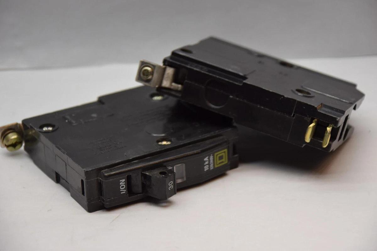 (Lot of 2) Square D Breaker HACR QOB 30A 30 Amp AD-7263 1 pole 1p 120/240v NEW