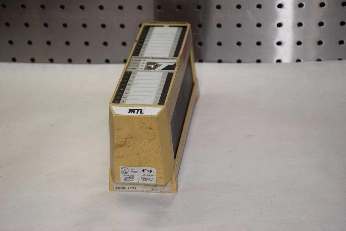 Used TRANSITION TECHNOLOGY INC. DI-24-16-C DI2416C 16 IN 24VDC & COUNT 5mA MODULE