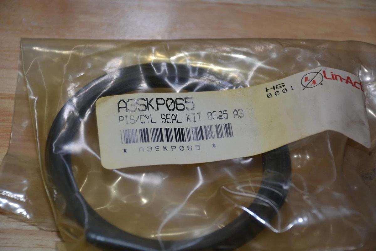 Used Lin-Act A3SKP065 Piston Cylinder Seal Kit Rebuild Kit