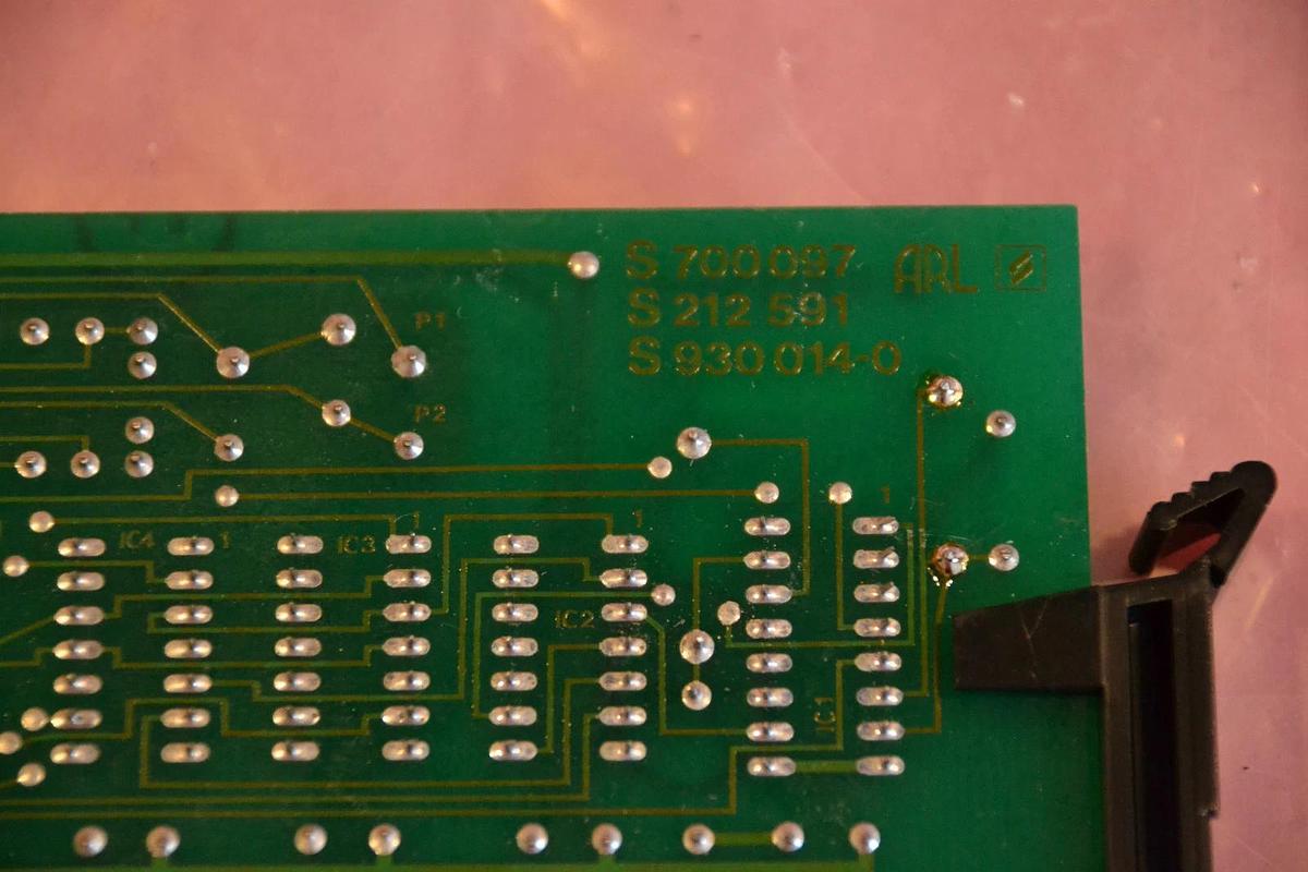 Used ARL CHARMILLES PRINT ELEC BOARD CARD S 930 014-0 S 700097 S 212 591 S 930 014-0