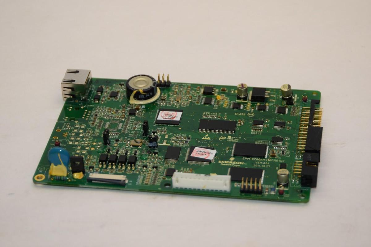 Used EMERSON / LIEBERT BMX-02 E226252 EPM 020kMJ16FN01U2 Circuit Board