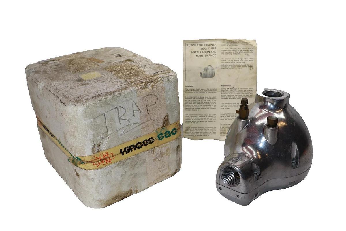 Hiross Automatic Drainer Drain Trap SAC-100 SAC100 1" (New)