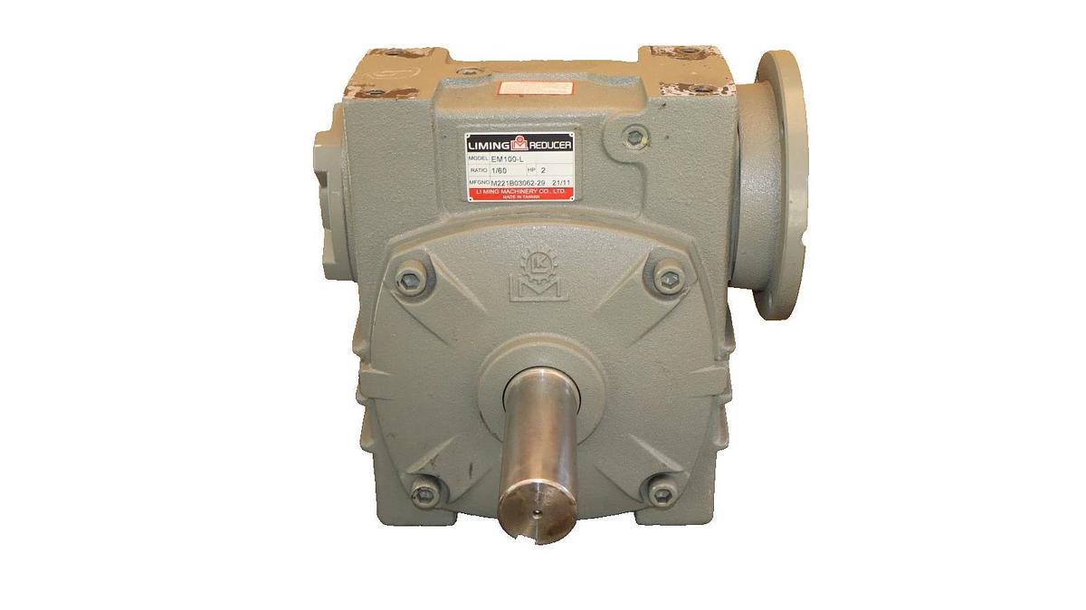 LIMING SPEED REDUCER Gear Box EM100-L Ratio 1/60 M221B03062-29 (New)
