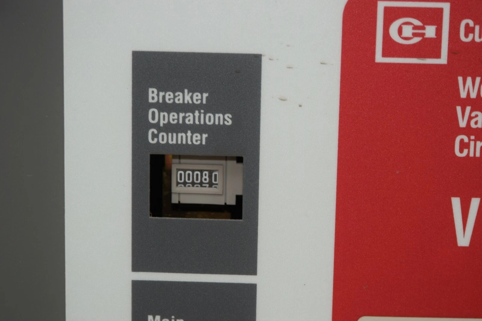 Used Cutler Hammer Vacuum Circuit Breaker 150VCP-WR1000 15 KV 1200A, 1200 Amp VCP-WR