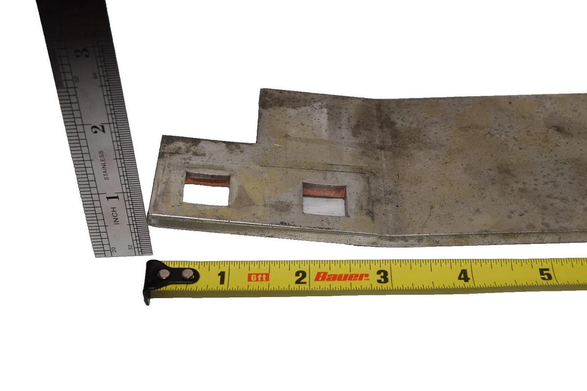 Used Buss Bar 7" x 3" x 1/4" 90° Copper