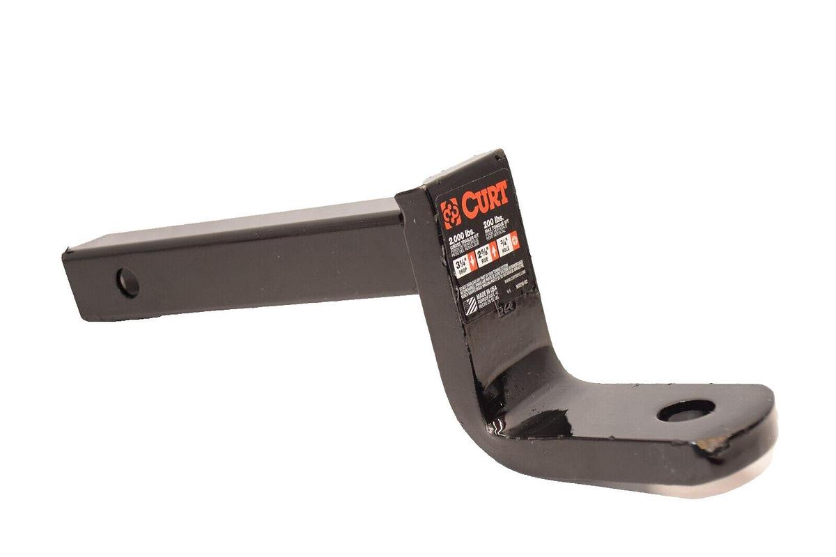 CURT 45026 Class 1 1 Ton 2000lb 3-1/4" Drop 2-5/8" 3/4" hole Rise Ball Mount