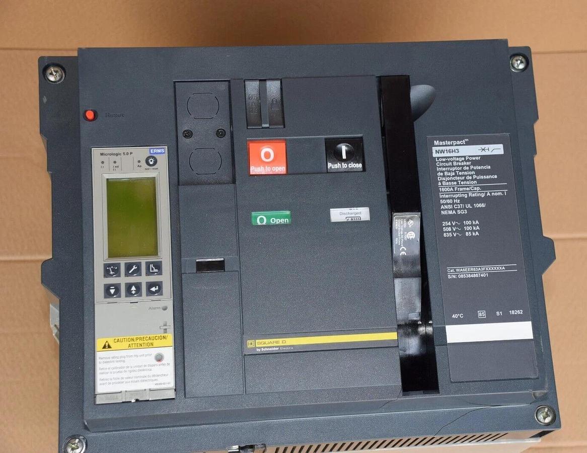 Square D Masterpact NW16H3 WA6EER63AFXXXXXXA 1600A 1600 Amp *NEW, DMG TAKE OUT*