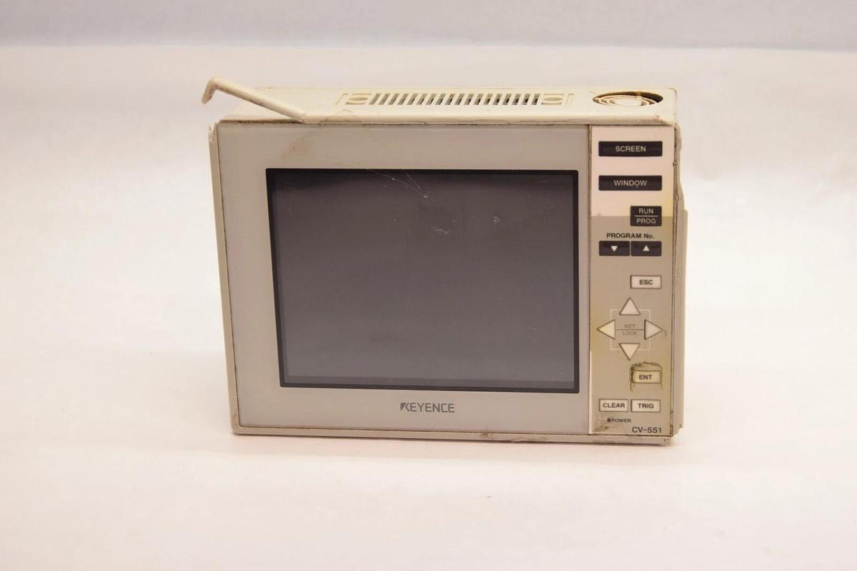 Used KEYENCE CV-551 Operator Interface Display Panel *As-is*