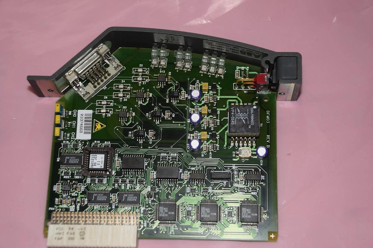 Used ABB DFM03 Circuit Board Card CAN-3, 37262-4-0369572