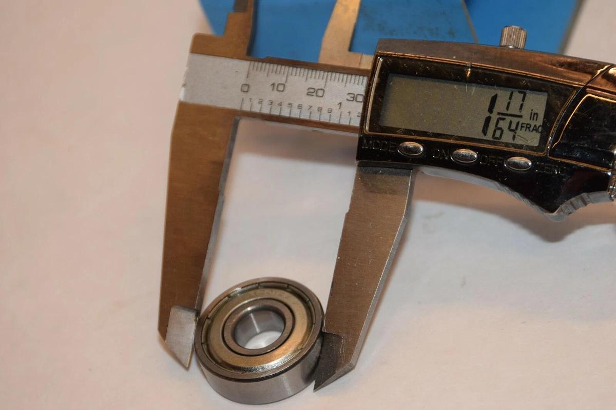 (NEW - Lot of 10) VXB 6201ZZ 12x32x10 B002BBCNEC Shielded Ball Bearing