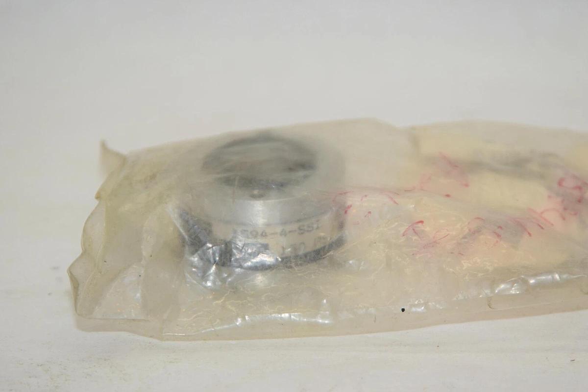 (NEW) MACK CORPORATION 1594-4-SSI 150psi Lo-Pro Pneumatic Cylinder