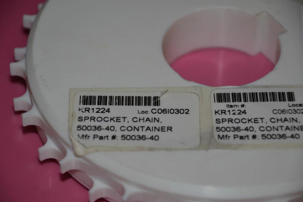 Intralox ? Sprocket Coneyor Chain 50036-40 5003640 KR1224 40mm id 134mm od NEW