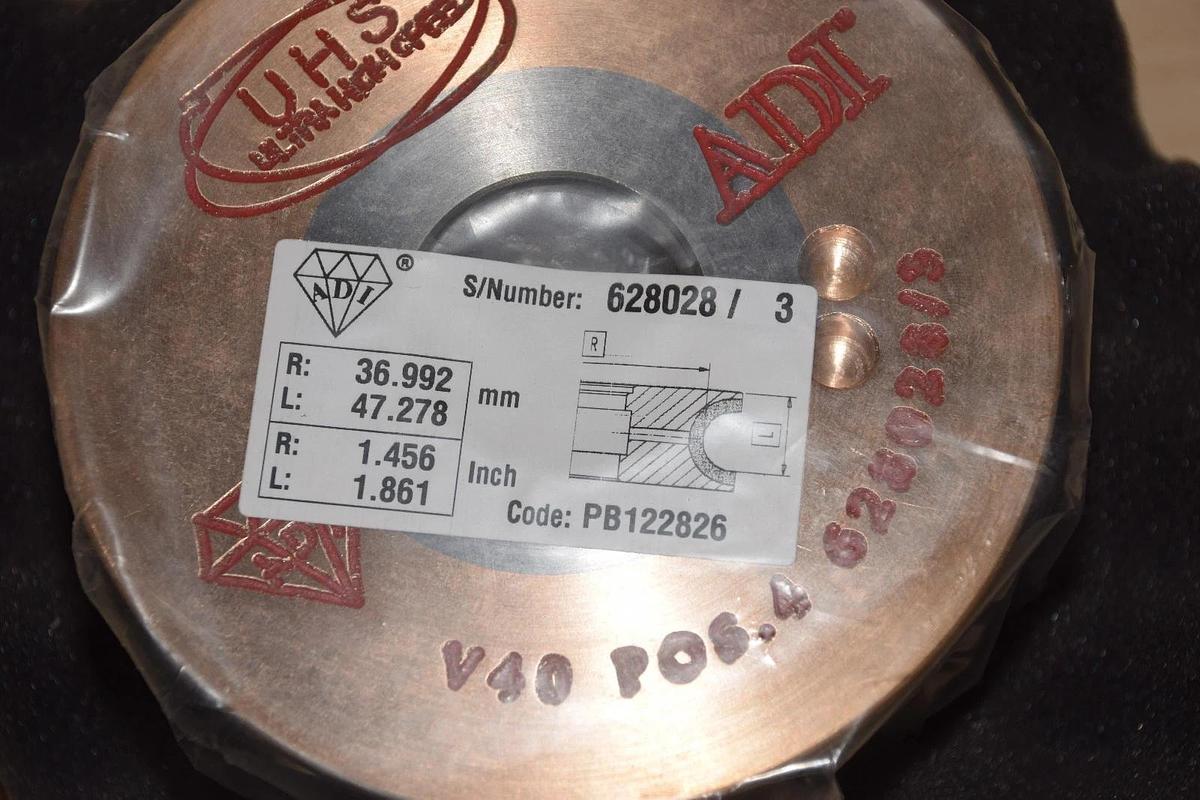 ADI 4 UHS 929159, PB122826, V40, 120MM x 40MM 35mm Diamond Profile Wheel Granite