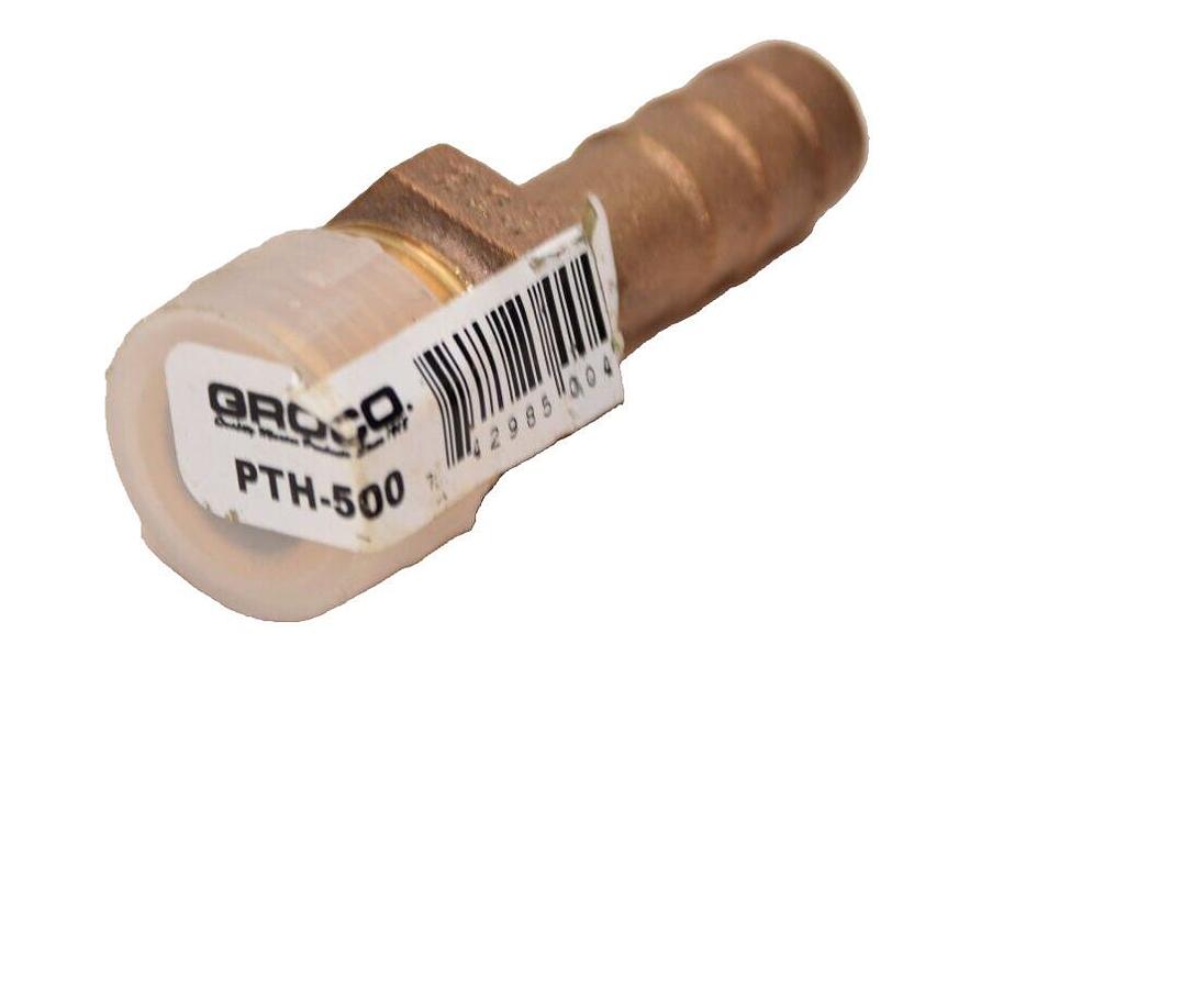 (NEW) GRACO PTH-500 , PTH500 1/2" NPT , 1/2" Barb , 5/16" isd Barb Fitting