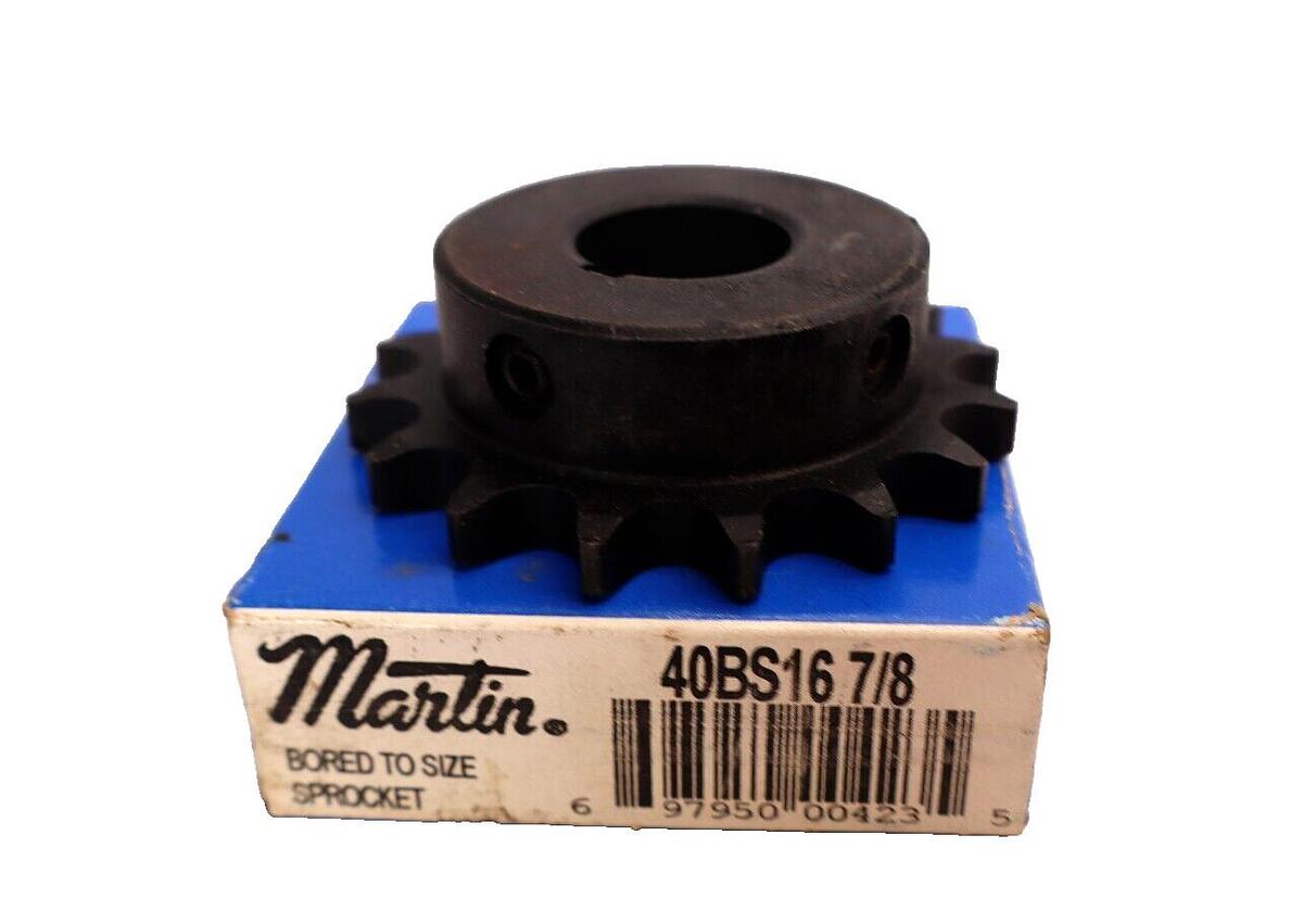 (NEW) MARTIN 40BS16 7/8" Bore Sprocket