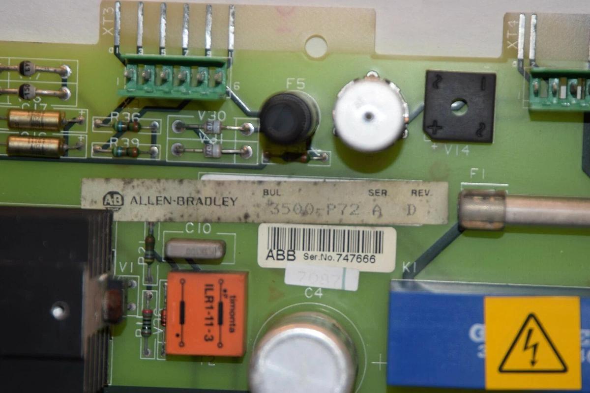 Used ALLEN BRADLEY 3500 P72 PWR SUPPLY, 3500-P72 A D  SAFT 172