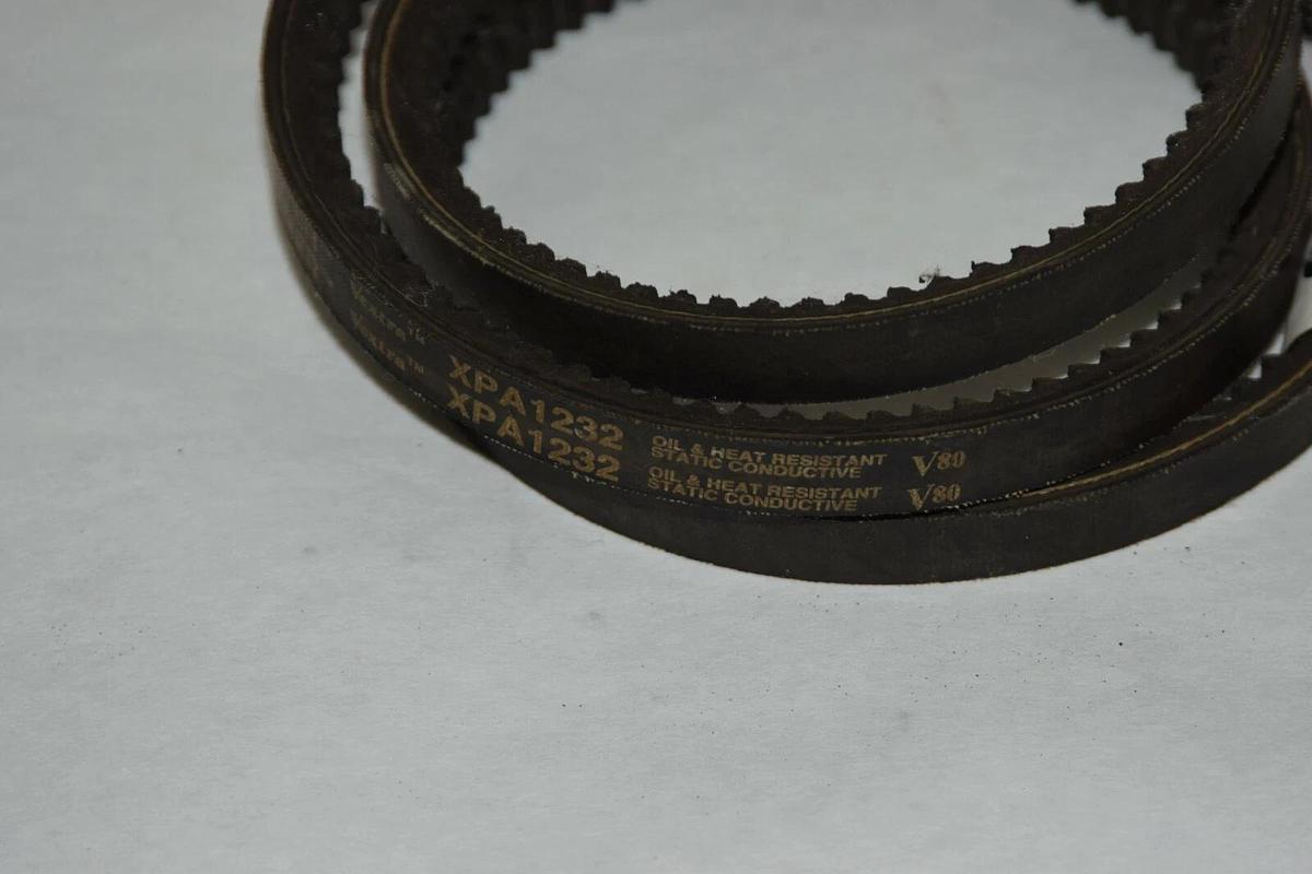 (New) Gates XPA1232 Metric Power Cogged V-Belt XPA-1232 XPA 1232 Vbelt V Belt