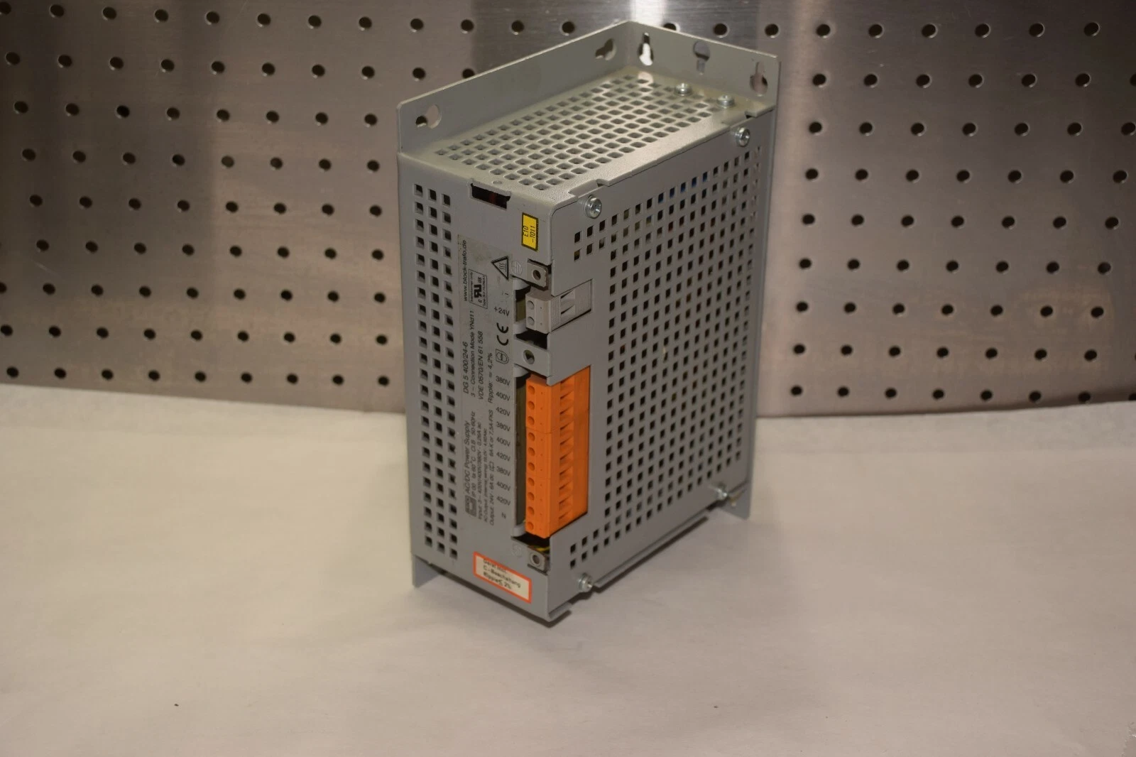Used BLOCK AC/DC Power Supply DG5400/24-6 3ph to 24Vdc 3 Phase converter to DC 24V