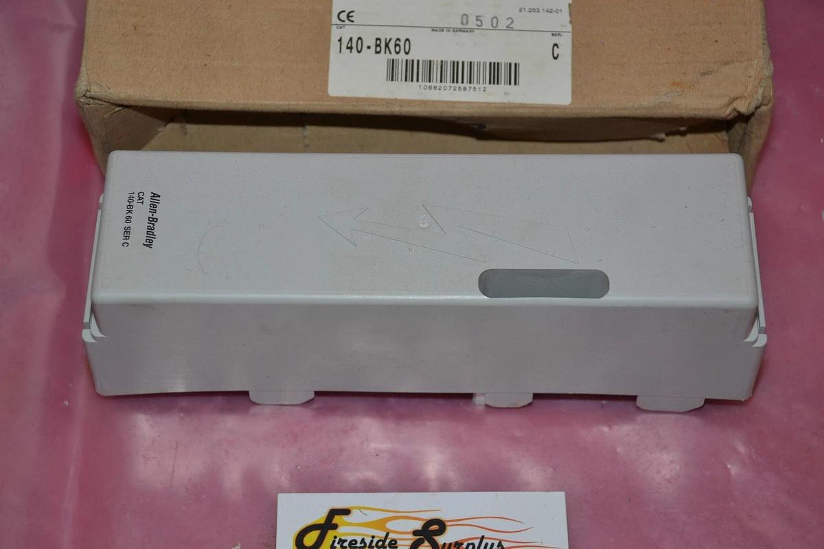 ALLEN BRADLEY TERMINAL BLOCK COVER 140-BK60 140 BK60 140BK60 SER. C NEW
