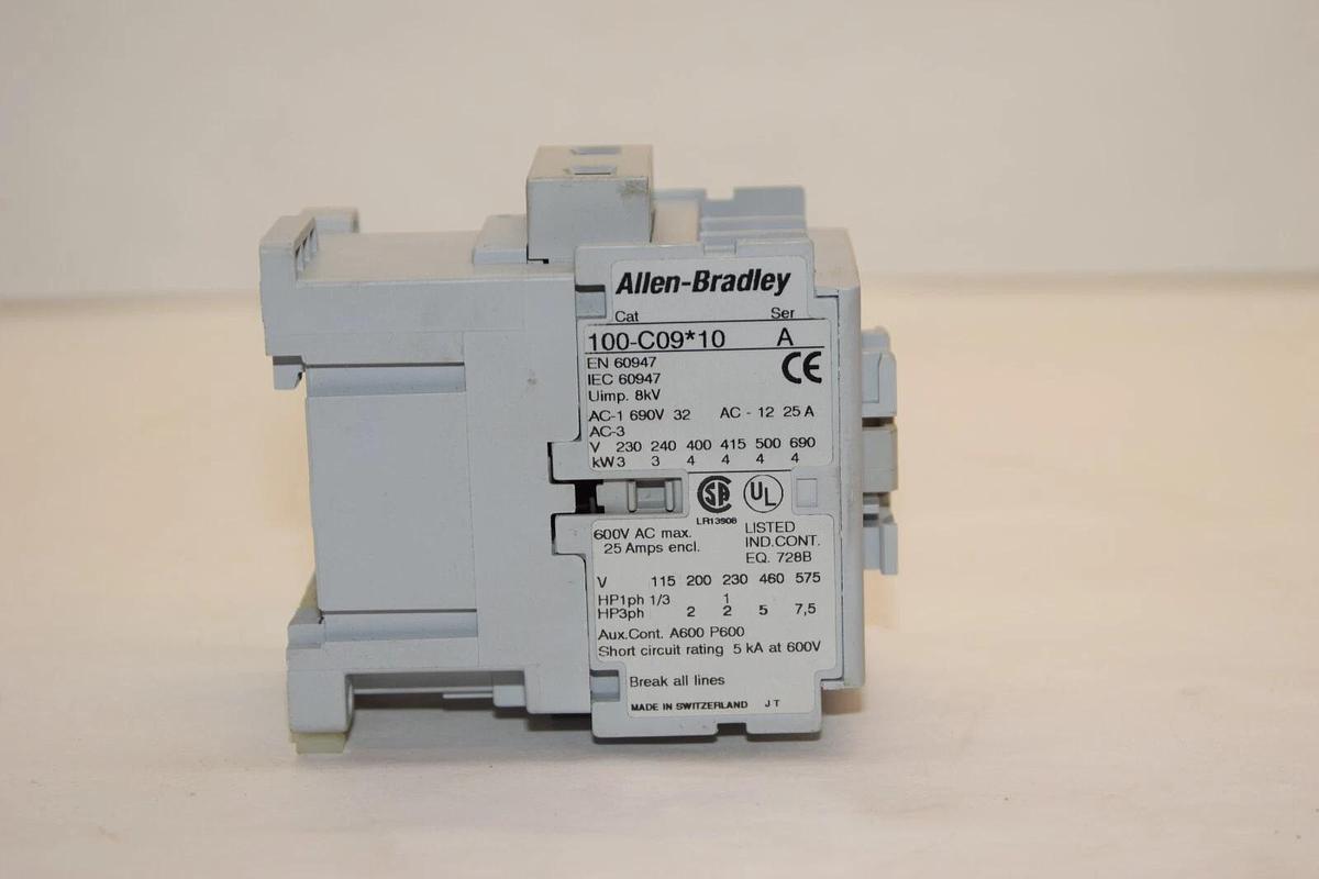 Used ALLEN BRADLEY 100-C09*10 100-C0910 100-C09 Series A 110/120V Coil Contactor