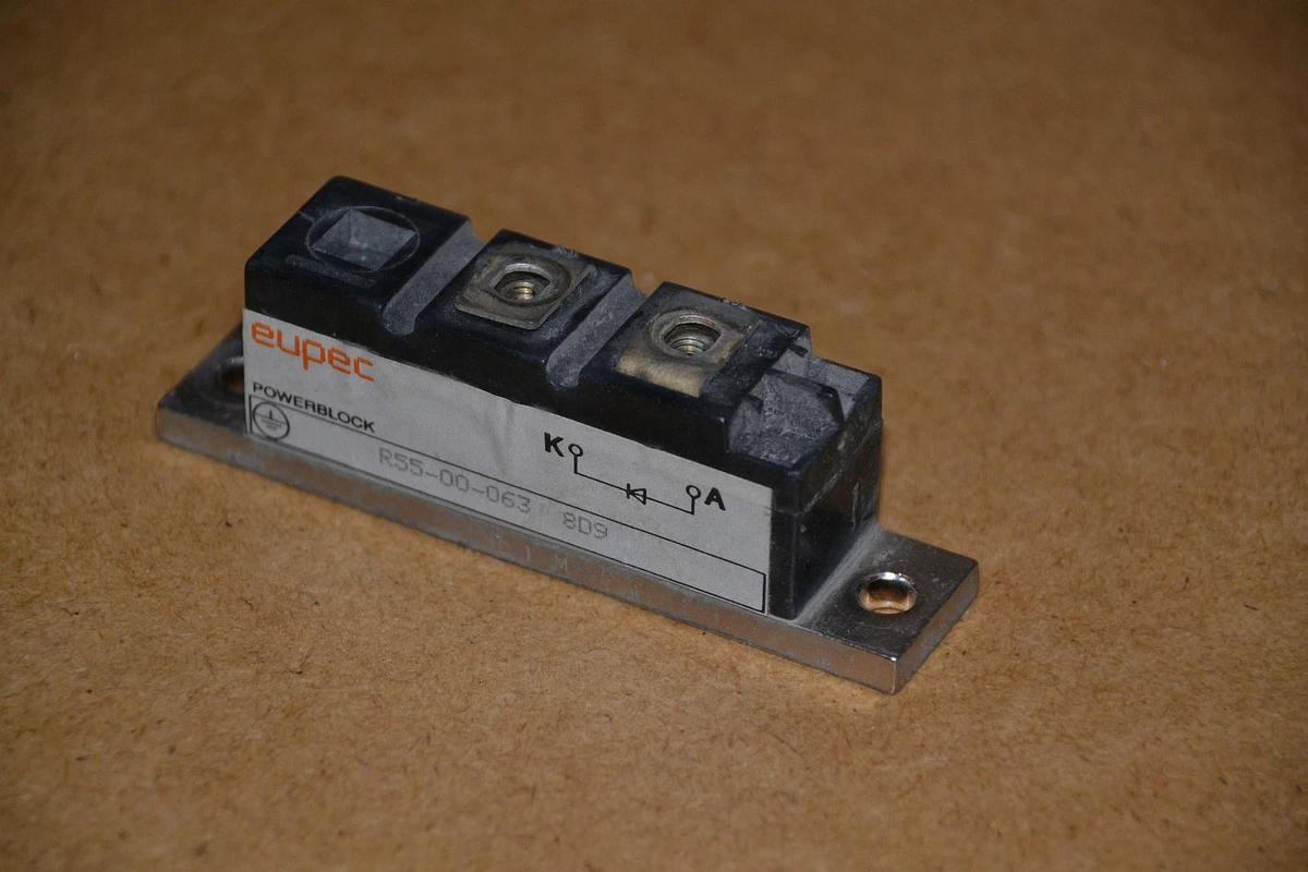 Used EUPEC POWER BLOCK POWERBLOCK R55-00-063 8D9 R5500063 R55000638D9