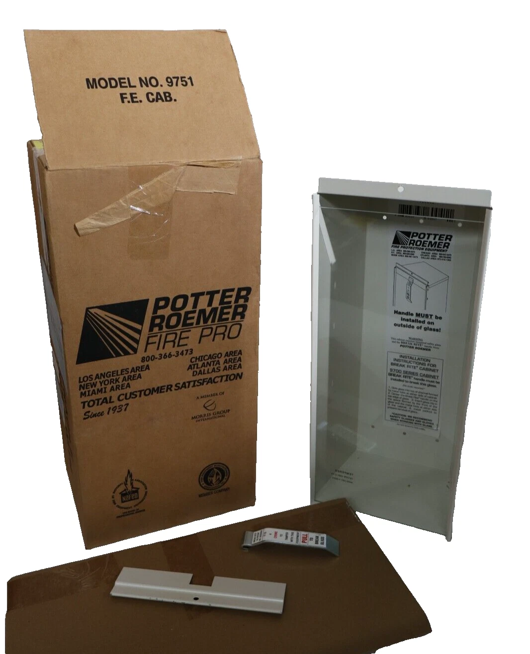 POTTER ROEMER 9751 , 9751-IC-KIDDE Fire Pro Fire Extinguisher Cabinet (NEW)