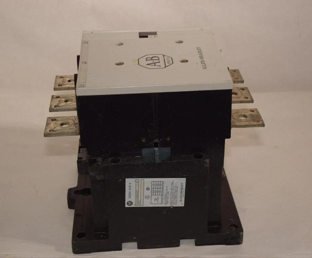 Used Allen Bradley AB Size Sz 6 Contactor 509-G0D930 509G0D930 Ser B 110/120v coil